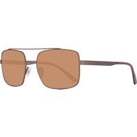 Quadratische Pilotenbrille mit oberer Leiste