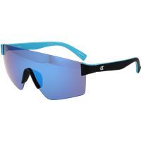 Schild Sonnenbrille mit blau verspiegelter Linse
