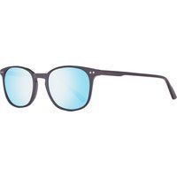 Sonnenbrille mit runden Gläsern, blaue Gläser