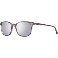 Runde Sonnenbrille mit verspiegelten Gläsern