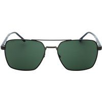 Eckige Sonnenbrille mit Metallrahmen