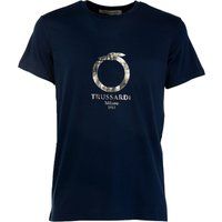 Klassisches Kurzarm-T-Shirt mit Rundhalsausschnitt