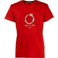 Klassisches Kurzarm-T-Shirt mit Logo-Print