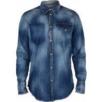 Jeanshemd im Western-Stil mit Waschung