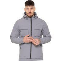 Leichte Cargo Jacke mit Kapuze