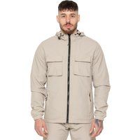 Leichte Cargo Jacke mit Kapuze