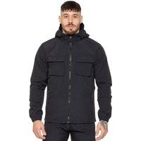 Leichte Cargo Jacke mit Kapuze