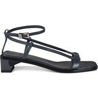 Minimalistische Riemchensandalen mit Blockabsatz