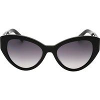 Schwarze Cat-Eye Sonnenbrille