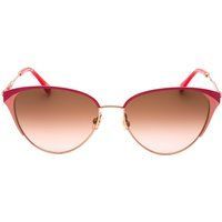 Elegante Cat-Eye Sonnenbrille mit pinkfarbenem Rahmen