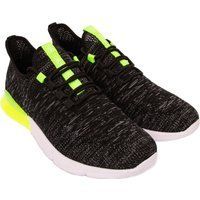 Herren Strick Sneaker Schwarz & Grün