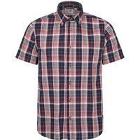 Herren Kurzarm Plaidhemd