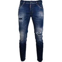 Distressed Slim-Fit Skater Jeans
