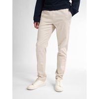 Konisch zulaufende Chinohose mit Gummibund
