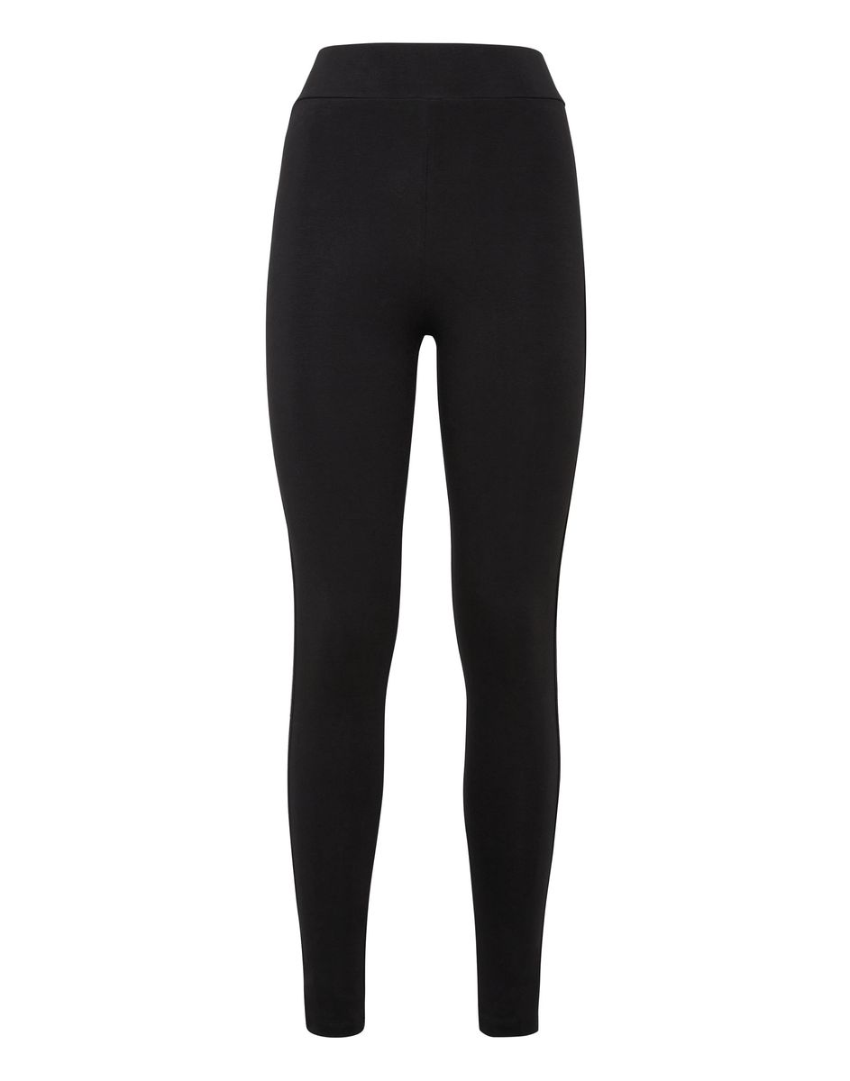 Hochtaillierte Leggings mit Logo-Bund