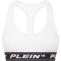 Logo Jacquard Baumwollmischung Sport-BH