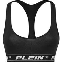 Logo Jacquard Baumwollmischung Sport-BH