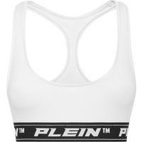 Logo Jacquard Baumwollmischung Sport-BH