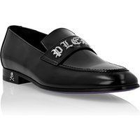 Gothic Plein Leder Loafer Mokassins