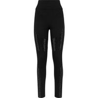Verzierte, hochtaillierte Jersey-Leggings