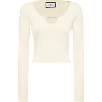 Geripptes Langarm-Top