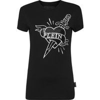 Figurbetontes T-Shirt mit Grafikdruck