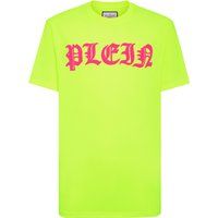 Gothic Logo Baumwoll T-Shirt