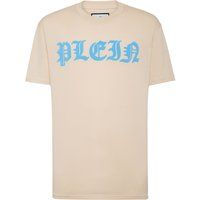 Gothic Logo Baumwoll T-Shirt