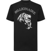 T-Shirt mit Löwen-Grafikprint und Rundhalsausschnitt