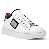 Leder-Sneaker im Low-Top-Design