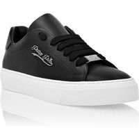 Signatur Leder Low-Top Sneaker