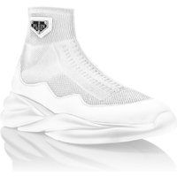 Gestrickte High-Top-Socken-Sneakers