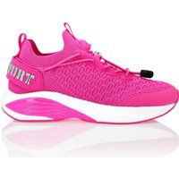 Pinkfarbener Strick Laufschuh
