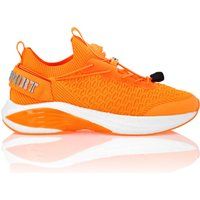 Pinkfarbener Strick Laufschuh