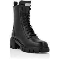 Leder Schnürstiefel Combat Boots