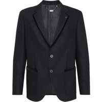 Eleganter Zwei-Knopf-Blazer mit Samtbesatz