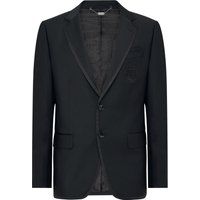 Klassischer Wollblazer mit zwei Knöpfen