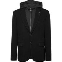 Regular-Fit Blazer mit Kapuzeneinsatz
