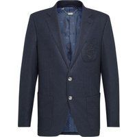 Klassischer Zwei-Knopf-Blazer mit Wappen