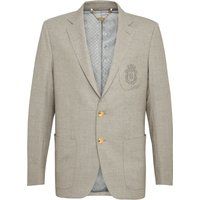 Klassischer Zwei-Knopf-Blazer mit Wappen