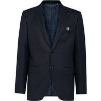 Herren Wollflanell Blazer mit Aufnäher