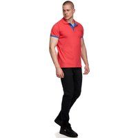 Polohemd mit Kontrast Regular Fit