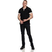 Polohemd mit Kontrast Regular Fit