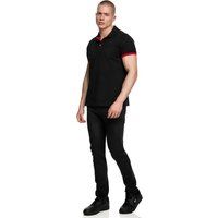 Polohemd mit Kontrast Regular Fit