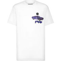 T-Shirt mit Rennwagen-Grafik aus Baumwolle