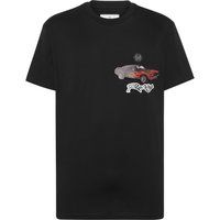 T-Shirt mit Rennwagen-Grafik aus Baumwolle