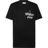 T-Shirt mit Rennwagen-Grafik aus Baumwolle