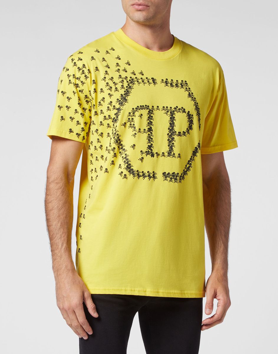 Schädel & Knochen T-Shirt aus Baumwolljersey