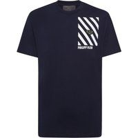 Modernes Baumwoll-T-Shirt mit Grafikprint