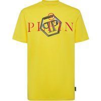 Baumwolljersey T-Shirt mit Logo-Print